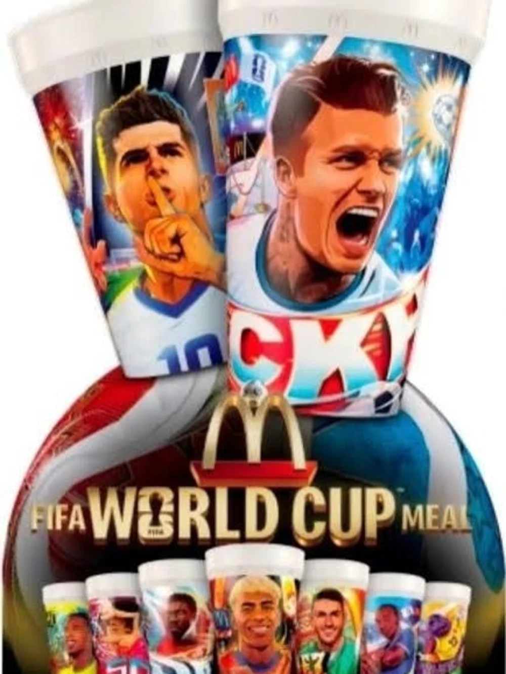 McDonalds FIFA World Cup 26' Meal David Beckham Cup Fast Shipping ✅️